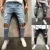 Import Stock new fashion distress ripped skinny slim fit men jeans from China