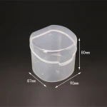 Storage Packing Plastic Boxes Earrings Studs Ring Container Toothpick Dental Floss Q-tips Swab Cotton Bud Case Cotton Swabs Box