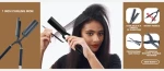 Stove flat iron heated curlers straighten and smooth hair1 inch largeFlat clamps