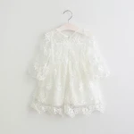 Summer Girl Clothes Kids one piece Dress Lace Flower Dress Baby Girl Party Wedding frocks Children Princess baby Girl Dress