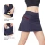 Import Summer Tennis Clothing Womens Striped Yoga Shorts Quick-Dry Breathable Anti-Slip Tennis Skirts Short Skirt for Adults from China