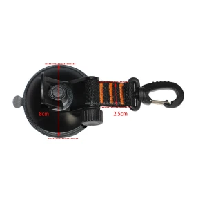 Super Suction Cup Anchor with Securing Hook Tie Down Car/Boat/SUP/Kayak  Mount Luggage Tarps Tents