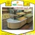 Import supermarket food display shelves shop wood bread display rack from China
