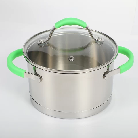 Supplier wholesale superior quality stainless steel 4 pieces set of stew pot soup pot cookware sets