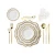 Import SY Wholesale luxury dubai gold ceramic porcelain dinner sets for home decoration from China