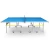 Import SZX 2740mm Standard size aluminum waterproof folding outdoor table tennis table with removable casters from China