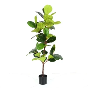 Tall Silk Leaves Large Faux Plant Artificial Ficus Tree for Garden Decoration