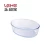 Import Tempered Borosilicate Oval Heat Resistant Glass Bakeware plate casserole pot set from China
