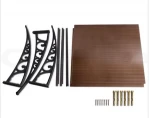 tempered curtain wall glass door canopy accessories