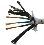 Textile braid H03RT-H  VDE certificated,rubber material cable screened power cable