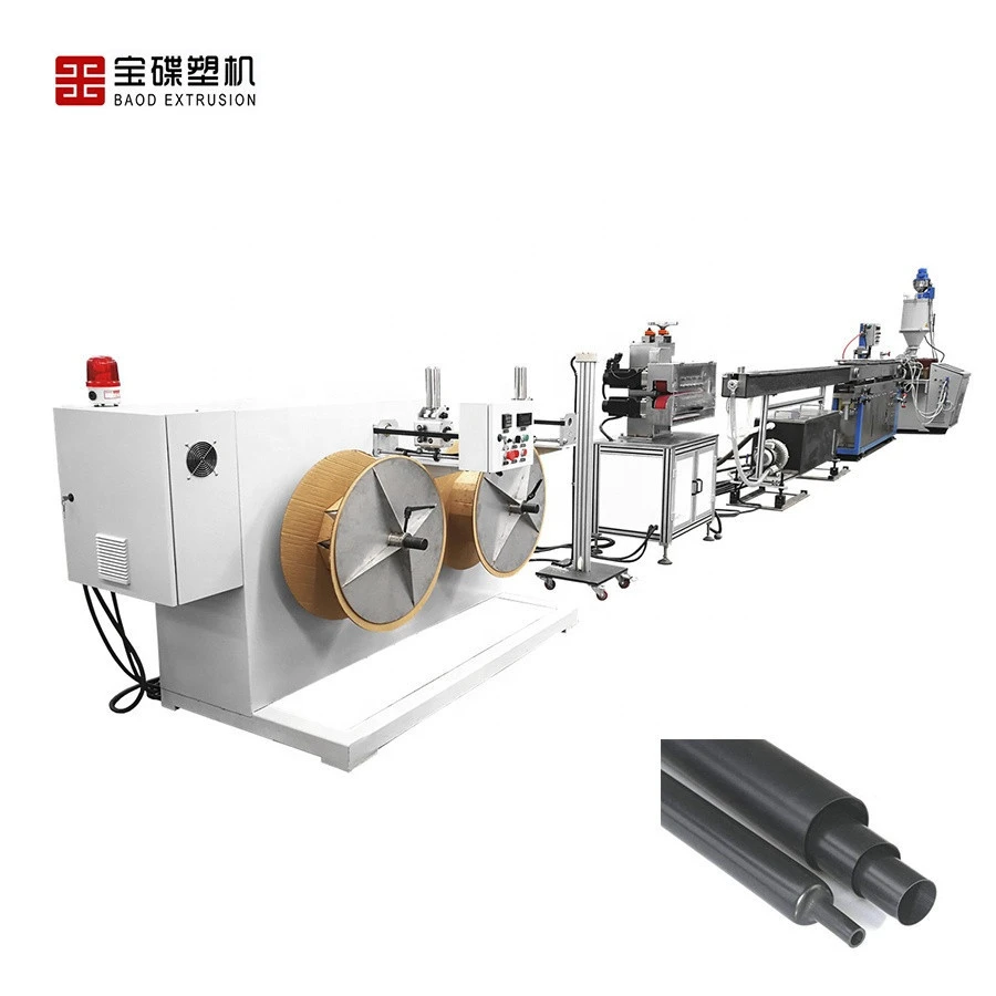Thermo shrinkable PE tube making machine with CE ISO 9001