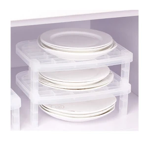 Three layers plastic Kitchen Assemble Removable kitchen cabinet dish rack