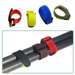 Tic Reusable Fishing Rod Tie Holder Strap Suspenders Fastener Hook Ties Belt Fishing Tackle Accessories