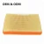 Import TOP OEM ODM Competitive Price Universal Filtro De Aire Cone Cartridge Panel High Flow Vehicle Pleated Car Engine PU Air Filter from China