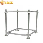 Top Quality Adjustable Heavy Duty Stacking Durable Welded Cargo Storage Metal Steel Manurack Pallets Rack With Big Bag