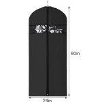 Top Quality Clothes Dust Garment Cover Garment Bag Full Clear Zipper Suit Bag