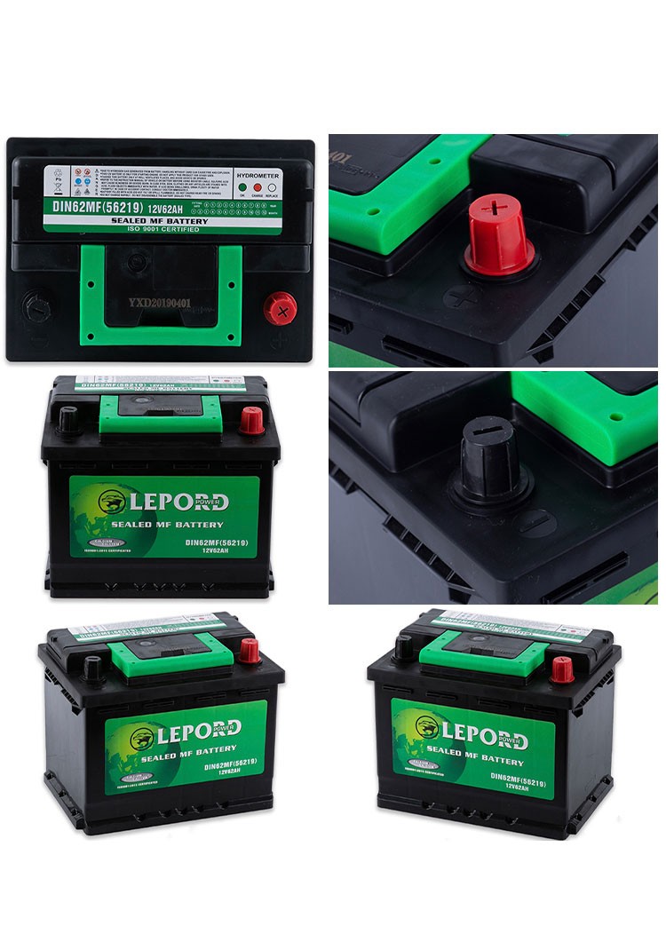 Top Quality DIN60 Automotive Car Battery 12V60AH Maintenance Free For Starting Car auto battery car