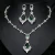 Import Top Quality Luxury Vintage Blue Zircon Earrings Necklace Jewelry Sets for Women from China