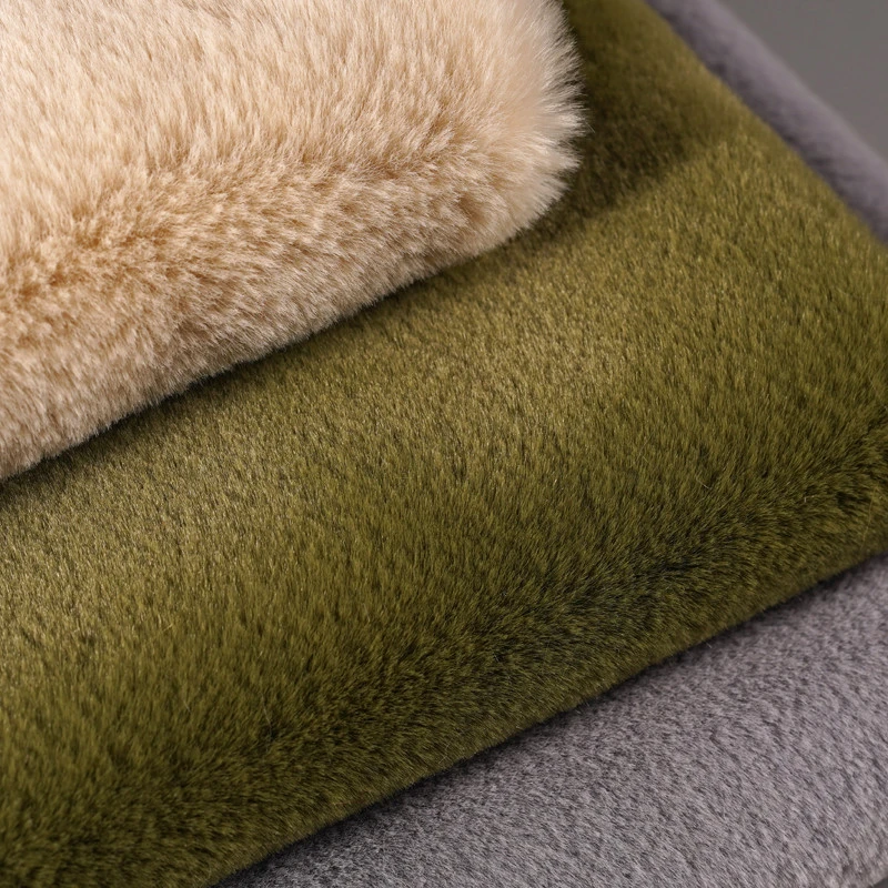 Top Quality Soft Fake Fur Rabbit Faux Fur Mens contrast Faux fur for Garment