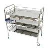 Top Selling Stainless Steel Medical Instrument Trolley Hospital Dressing Cart Medicine-Delivery Cart