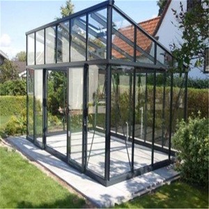 Topwindow Small Garden Tempered Glass Aluminum Profiles Extrusion Frame Luxury Aluminium Greenhouse