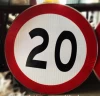 Traffic Speed Limit Sign