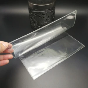 Transparent Clear Matt Plastic Soft PVC Book Sleeve Cover
