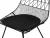 Import Trendy Look Living Room Chair of Iron from India