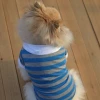 Trussu Accesorios Para Mascotas Summer Polo Striped Dog Clothes Pet Clothing