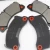 Import TURUI   Brake pads Metal-less all-ceramic Disc brake pads D1129/D1007/D1349/D1350/D1452/D1453 from China