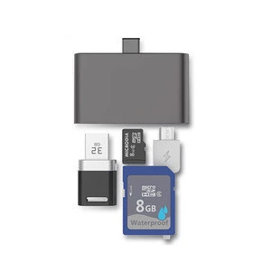 Type-C USB 3.1 OTG USB 2.0 HUB SD TF Card Reader