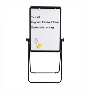 U-stand white board 40x28 Magnetic Dry Erase Board Flipchart Double Sided Easel Portable Whiteboard