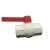 Import UPVC 8 Inch China Octagonal White Body Red Handle Manual Ball Valve Parts from China