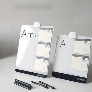 USA popular small size glass dry erase notpads for desktop
