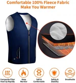 USB Winter Heated Warm Vest Men Women Heating Coat Jacket Clothing Body Battery Heating Vest Jacket