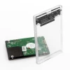 USB3.0 Transparent 2.5 inch SATA SSD HDD enclosure 2.5 HDD Case USB3.0 mobile hard case