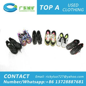 Used Mens quality fashion sneaker bags second hand shoes used sport shoes