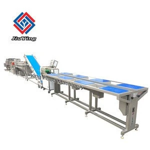 Vegetable washer in fruit and vegetable processing machine