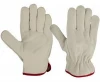 Very Simple Design Cow Split Leather Driving Gloves for Wholesales