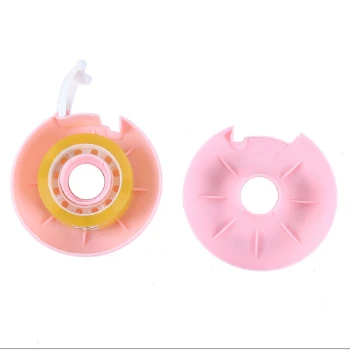 VF-1102     Creative cartoon stationery, portable donut tape holder, invisible tape cutter with small tape inside