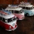 Import Vintage car model unique design bus model metal craft decorations hand made home decorative products from China