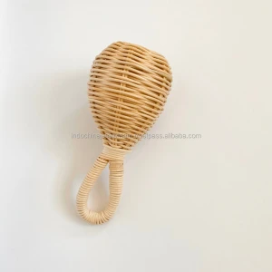 Vintage Style Double Rattan Baby Rattles Toy Wholesale