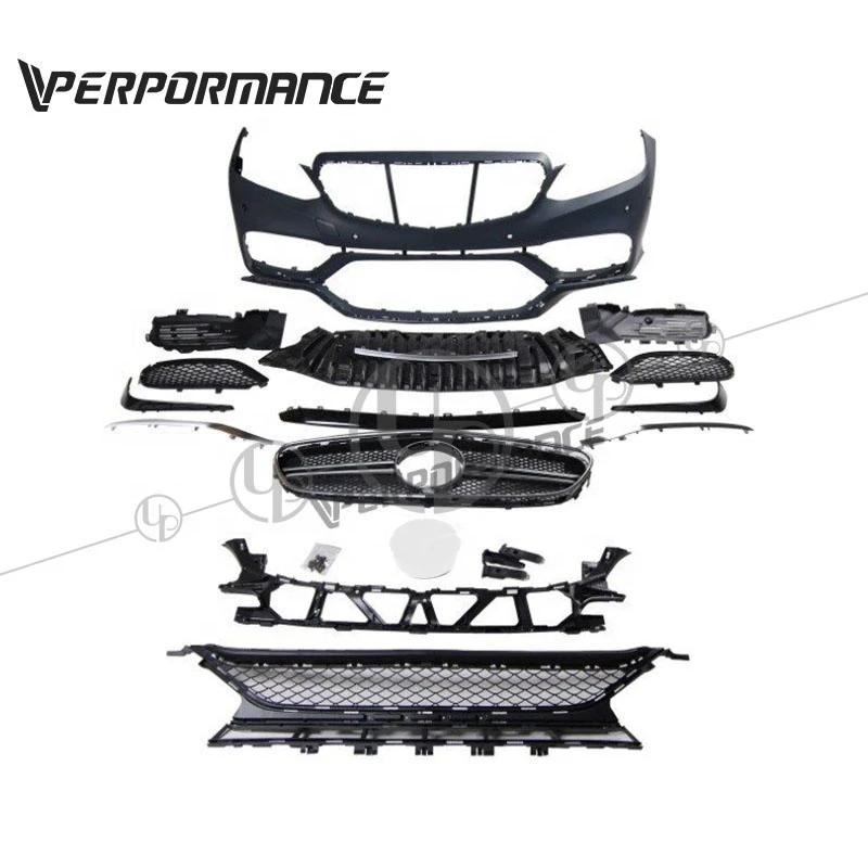 W212 E63 body kit for W212 E200 E260 E300 E350 E400 facelift fit for W212 E63 PP material 2014 year UP