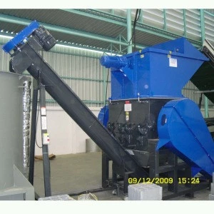 Waste plastic PET bottle recycling machinery, cost of plastic recycling machine factory