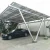 Waterproof outdoor aluminum solar carport for car sheds