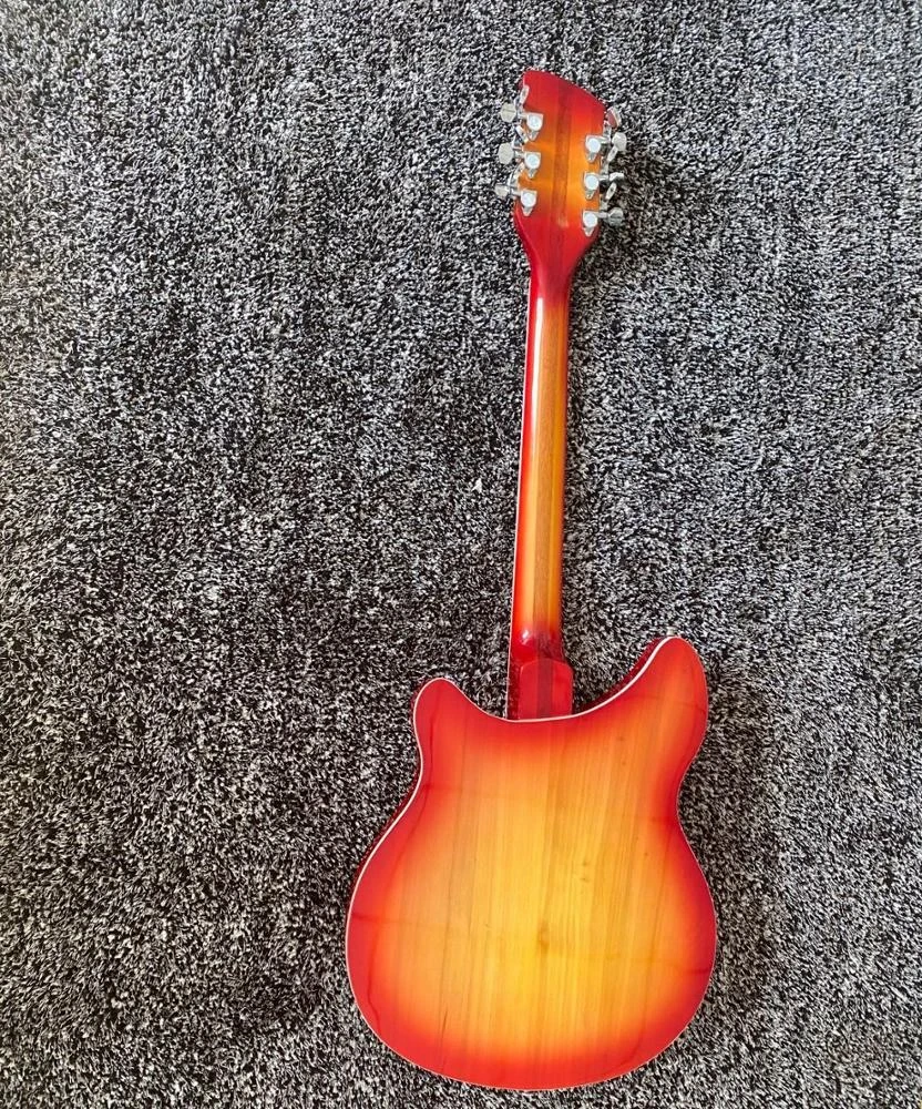 Weifang rebon 12 string Ricken electric guitar in Cherry Sunburst Colour