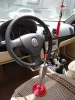 wheel alignment steering wheel car lock and brake lock,brake pedal lock,car steering wheel combination and brake pedal lock