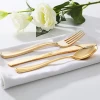 White And Gold Lace Design Plastic Dinnerware