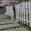 White building villa decorative plastic pvc fence palisade outdoor retractable fence