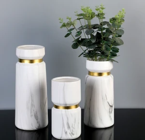 White Marble vase ceramic vase